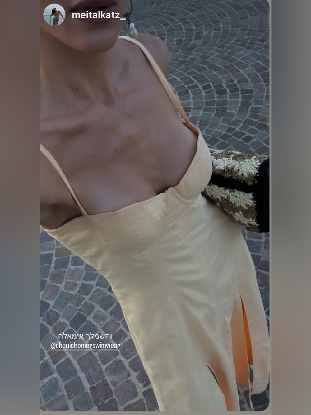 Shani Shemer Strapless Sorbet Maxi Dress with Front Slit - Picture 9 of 9